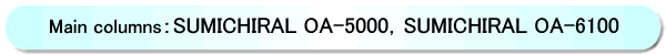 Ligand exchange Type Main columns